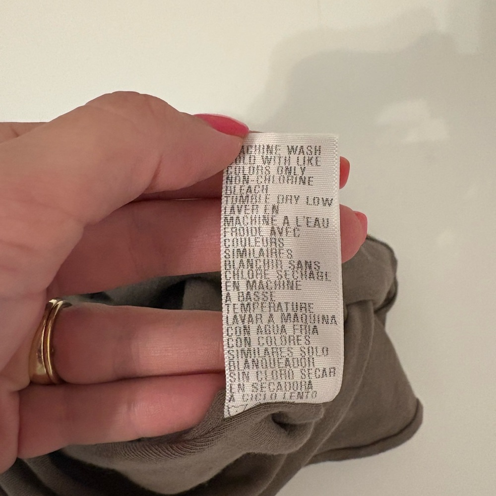 James Perse Soft Brown dress with cinched waist - Picture 6 of 6